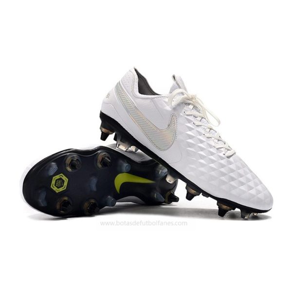 Nike Tiempo Legend VIII Elite SG PRO AC Blanco Gris